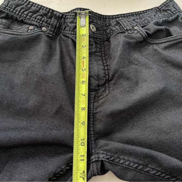 PrAna Mens Pants 36Wx33L Black Pants Stretch Slim Fit Breathe 5 Pocket Logo - Picture 6 of 7